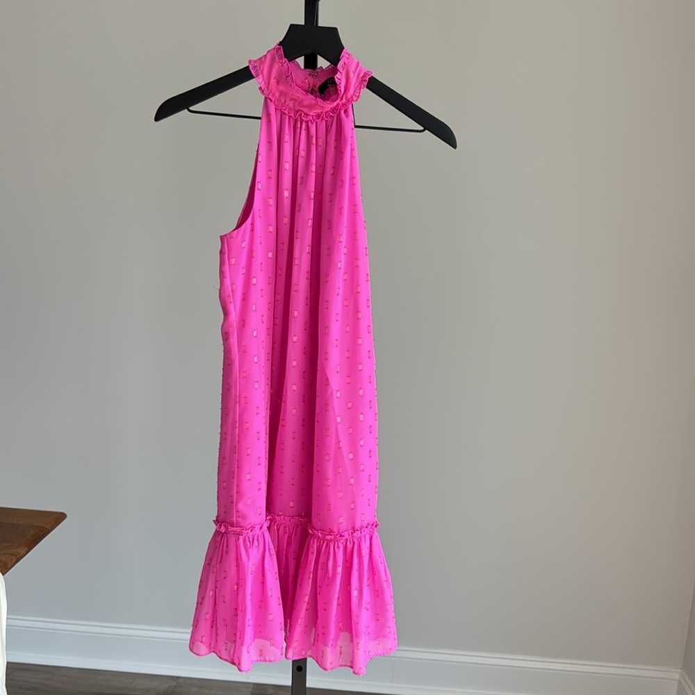 Trina Turk hot pink dress size XS excellent condition - Picture 2 of 5